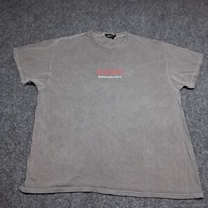 Gray‎ Size Medium Shinjuku city Antisocial T-shirt